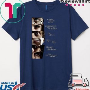 Harry Potter Character The Boy Who Lived The Brightest Witch Of Her Age The King You Know Who His Last Best Lieutenant And The Half Blood Prince Tee Shirt