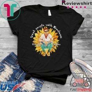 Harry Styles Flower Treat People With Kindness Fine Line Tee Shirt