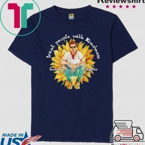 Harry Styles Flower Treat People With Kindness Fine Line Tee Shirt