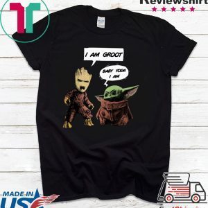 I am Groot Bay Yoda I am Tee Shirt