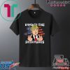 impeachment trump this Snowflakes Funny Trump 2020 American Flag T-Shirt