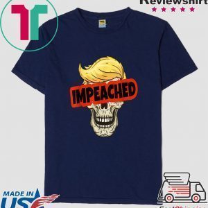 Impeached Trump 45 3rd President - Donald Trump Impeachment Day Tee Shirt