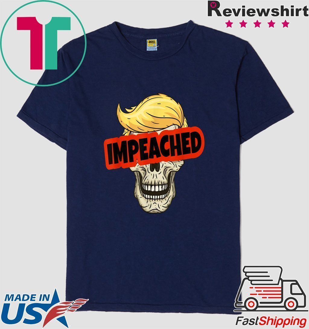 Impeached Trump 45 3rd President - Donald Trump Impeachment Day Tee Shirt