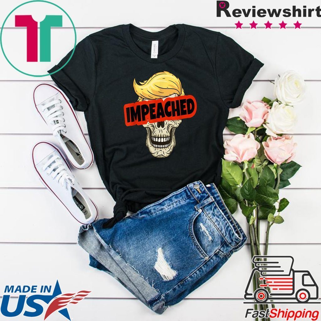 Impeached Trump 45 3rd President - Donald Trump Impeachment Day Tee Shirt