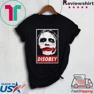 Joaquin Phoenix Joker Disobey Tee Shirt