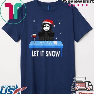 Jon Snow Let It Snow Christmas Tee Shirts