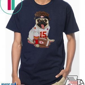 Kansas City Pug Mahomes Tee Shirt