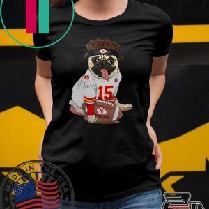 Kansas City Pug Mahomes Tee Shirt