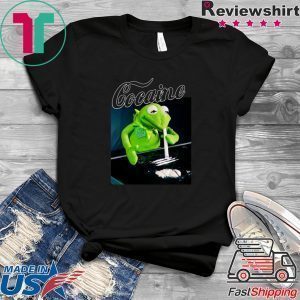 Kermit the frog doing coke Tee Shirt