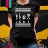 LGBT Liberty Guns Beer Trump Christmas Tee Shirt