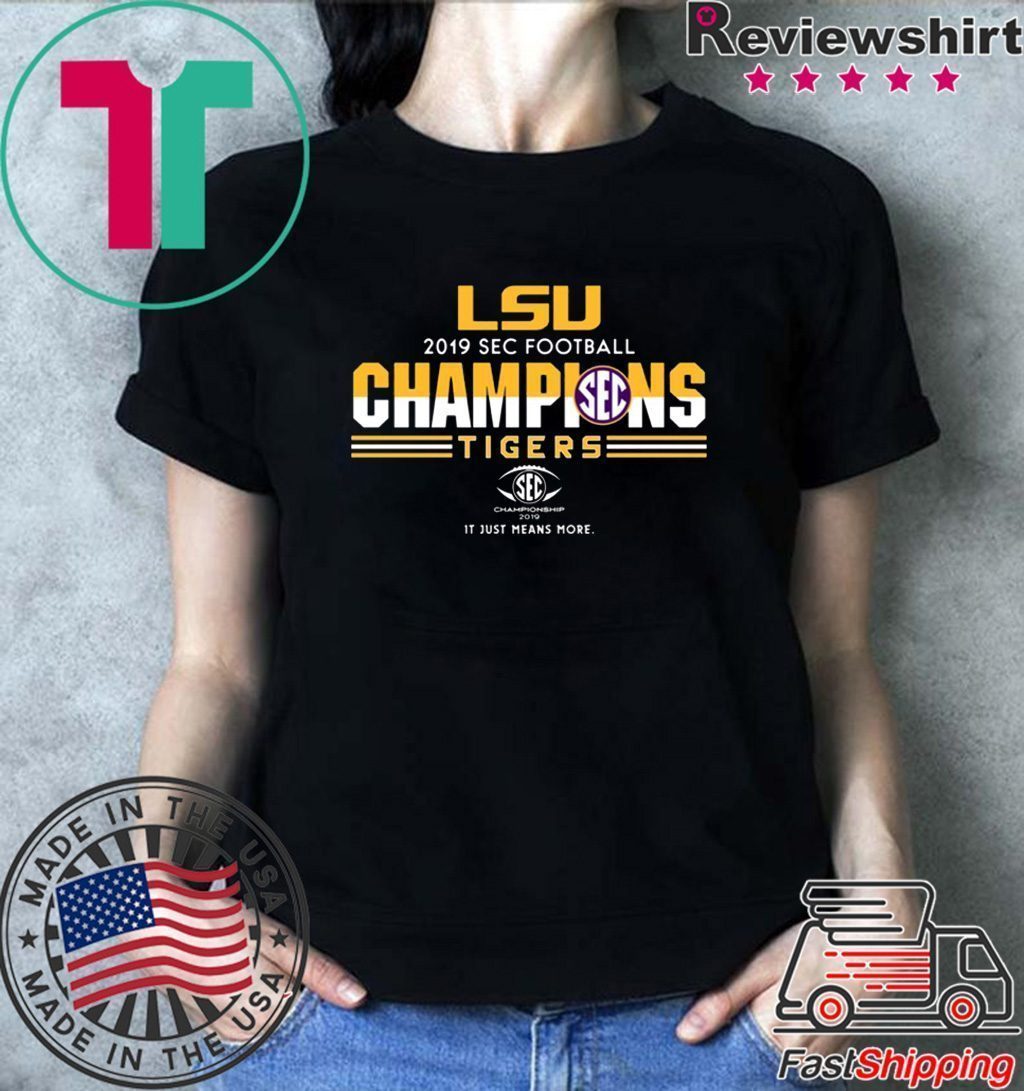 LSU SEC Championship 2019 Tee Shirt - Teeducks