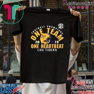 LSU Sec Championship 2019 One Team One Heartbeat original T-Shirt