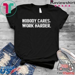 Lamar Jackson Nobody Cares Work Harder Tee Shirt