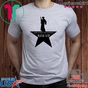 Leia Organa Star Wars Here Comes The General Rise Up Tee Shirt