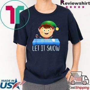 Let It Snow ELF Cocaine Tee Shirts