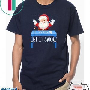 Let It Snow Santa Coke Tee Shirts