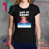 Let It Snow Trump Cocaine Santa Christmas Tee Shirt