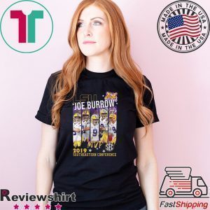 Lsu Joe Burrow MVp 2019 southeastern Conference Tee Shirt