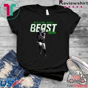 Marshawn Lynch Welcome Back Beast Mode Tee Shirts