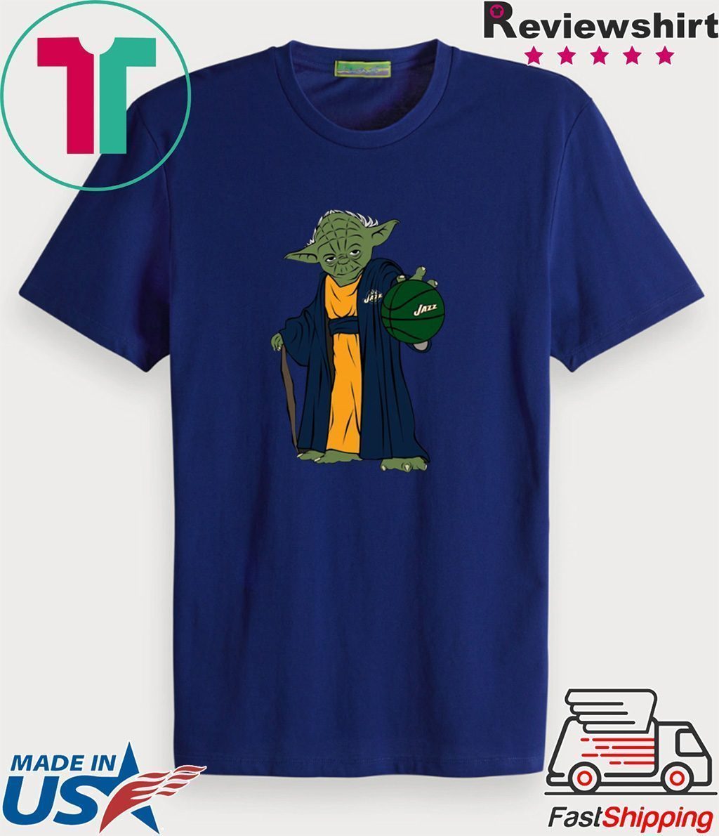 Master Yoda Utah Jazz Tee Shirt - Teeducks