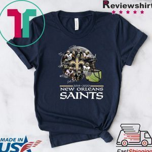 New Orleans Saints 2019 2020 And Signatures Tee Shirt