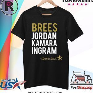 New Orleans Saints Brees Jordan Kamara Ingram Squadgoals T-Shirt