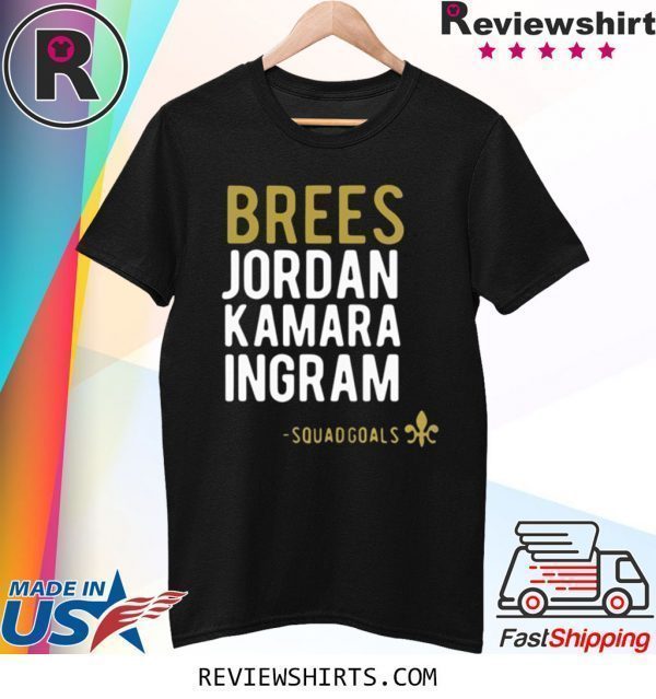 New Orleans Saints Brees Jordan Kamara Ingram Squadgoals T-Shirt