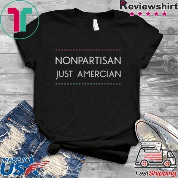 Nonpartisan Just American Trump Impeachment 2020 Election Tee Shirt