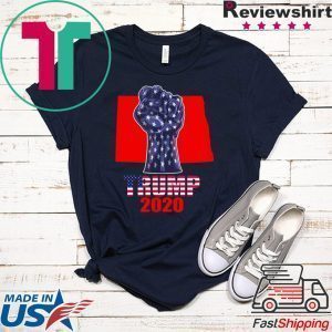 North Dakota 4 President Donald Trump 2020 Election Us Flag Tee Shirt