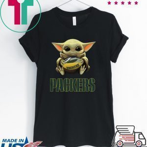 Official Baby Yoda Hug Green Bay Packers Tee Shirt