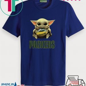 Official Baby Yoda Hug Green Bay Packers Tee Shirt
