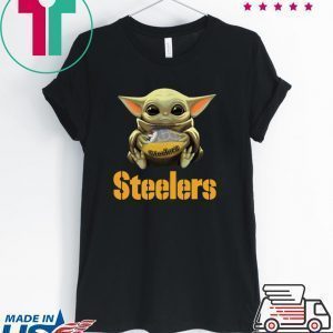 Official Baby Yoda Hug Pittsburgh Steelers Tee Shirts