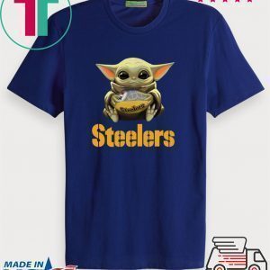 Official Baby Yoda Hug Pittsburgh Steelers Tee Shirts