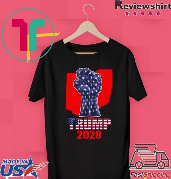 Ohio For President Donald Trump 2020 Election Us Flag Tee Shirt