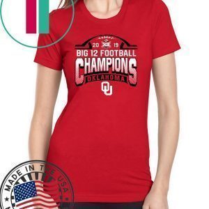 Oklahoma Sooners 2019 Big 12 Football Champions Tee Shirt