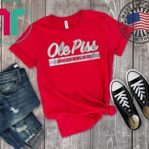 Ole Piss Egg Bowl Tee Shirt