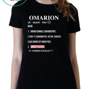 Omarion Unbothered Tee Shirts