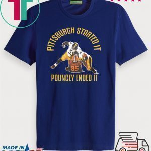 Pittsburgh Started It Pouncey Ended It Tee Shirts