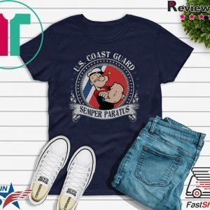 Popeye U S Coast Guard Semper Paratus Tee Shirt