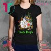 Santa Grinch I Hate People Tee Shirt