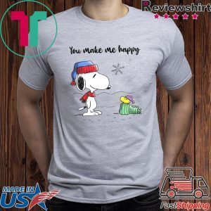 Snoopy You make Me Happy Tee Shirt