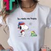 Snoopy You make Me Happy Tee Shirt