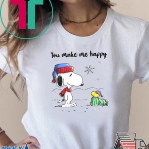 Snoopy You make Me Happy Tee Shirt