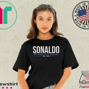 Sonaldo 80 Yards In 12 Seconds Tee Shirt