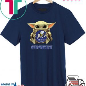 Star Wars Baby Yoda Hug Seabee Tee Shirts
