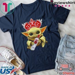 Star Wars Baby Yoda hug Smirnoff Tee Shirt