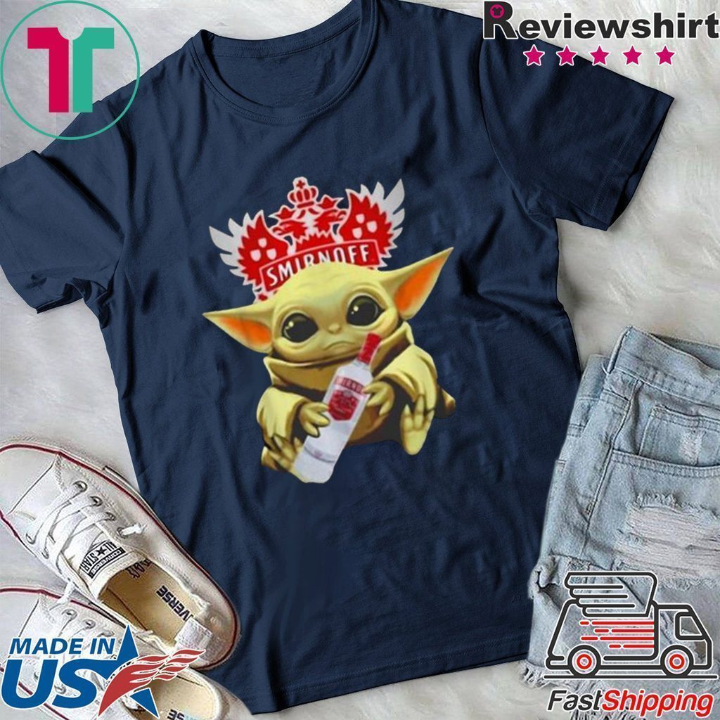 ? Star Wars Baby Yoda hug Smirnoff Tee Shirt