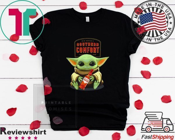 Star Wars Baby Yoda hug Southern Comfort Tee Shirt