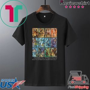 Star Wars Celebration Mural Art Panels Tee Shirt