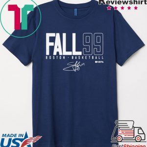 Tacko Fall 99 Boston Basketball Signature Tee Shirt